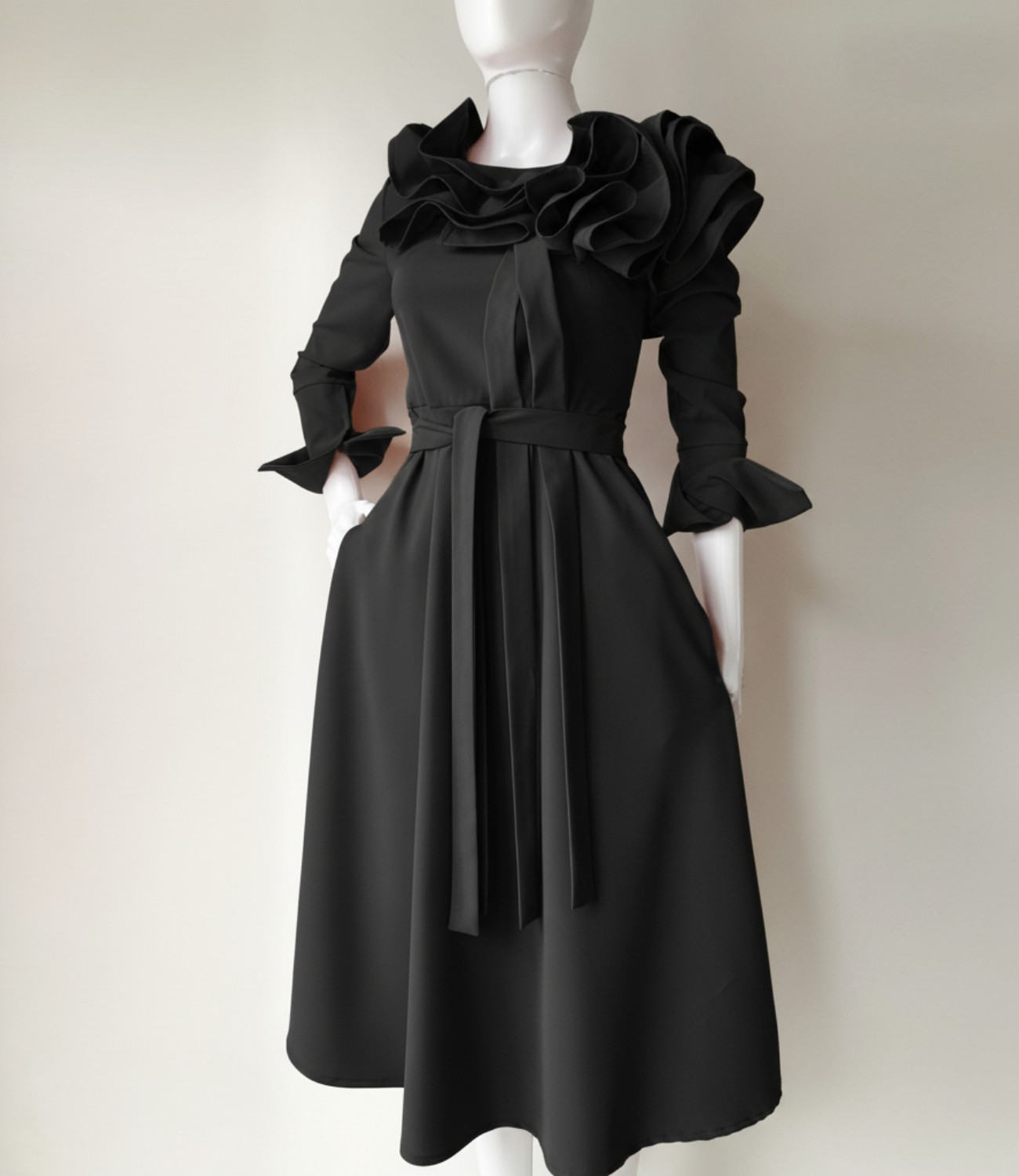 Black Petunia dress
