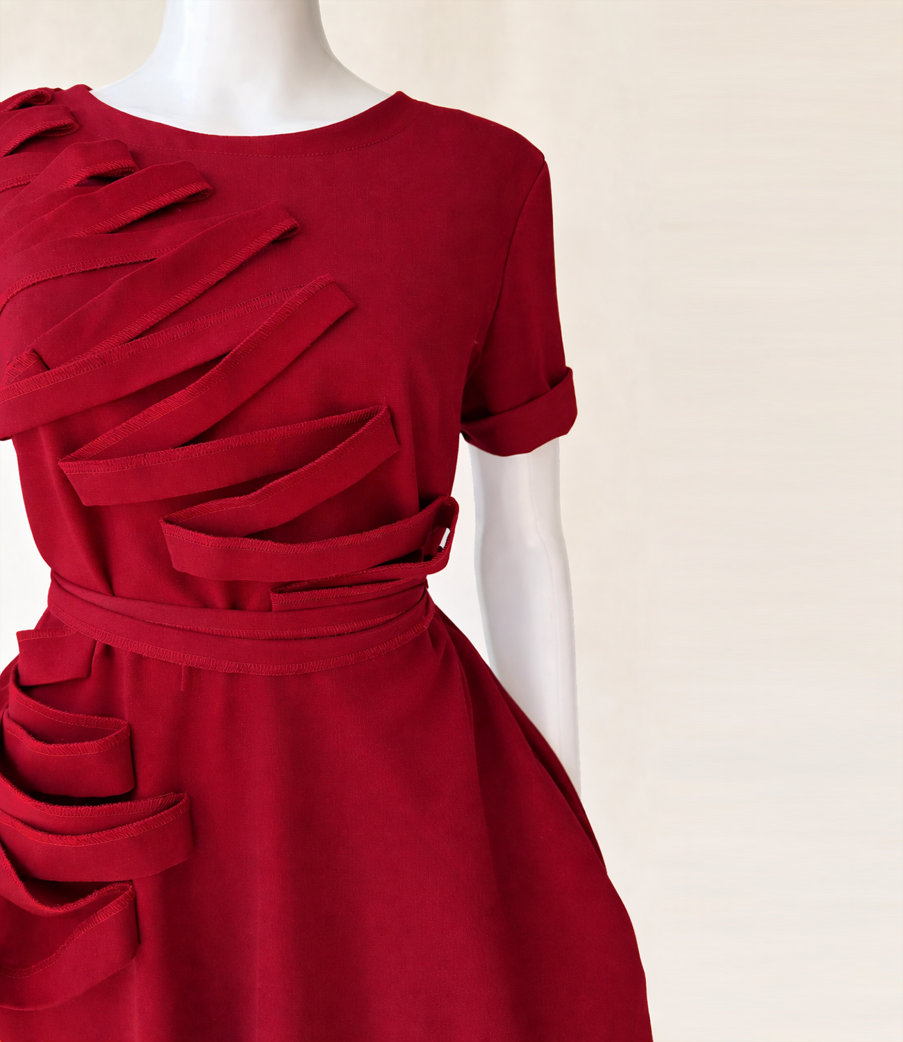 Monsoon Red dress - Slika 3