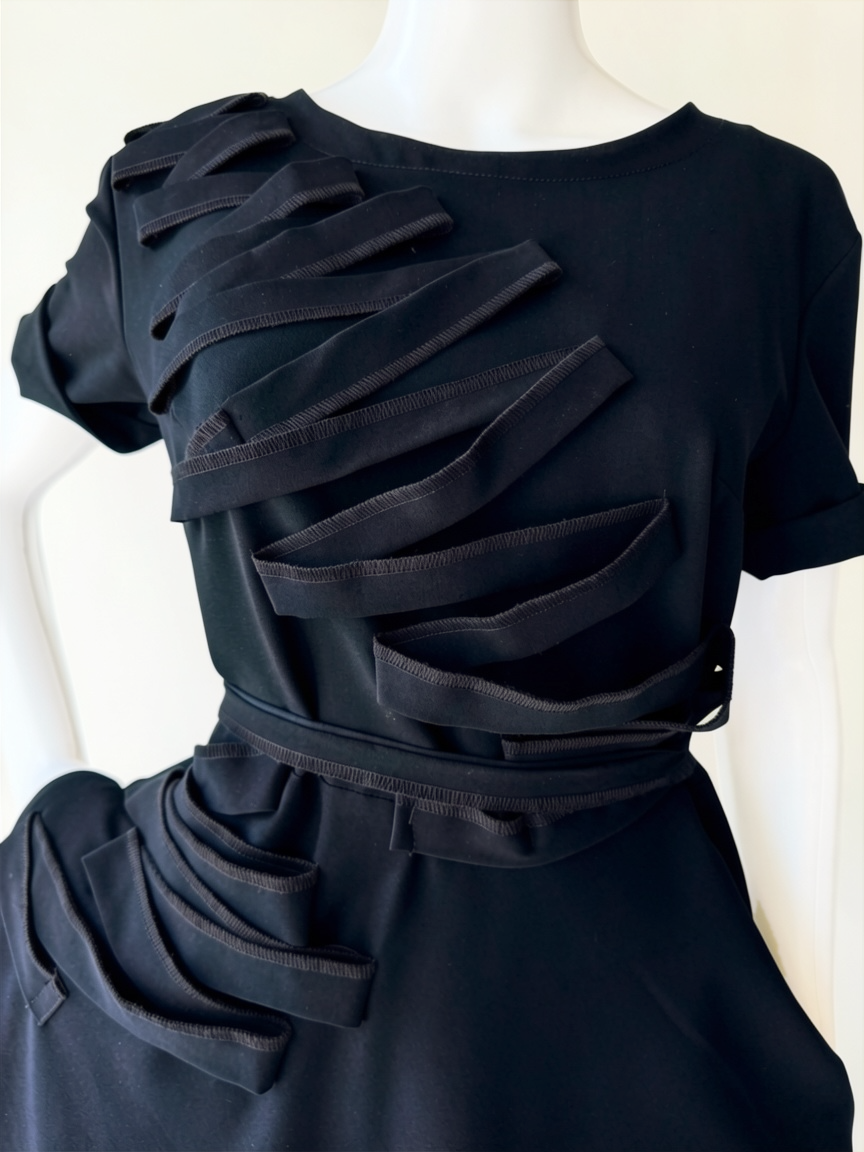 Monsoon Black dress - Slika 2