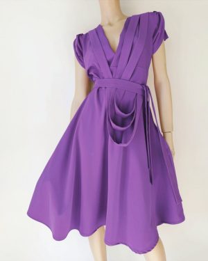 Luminous Violet dress