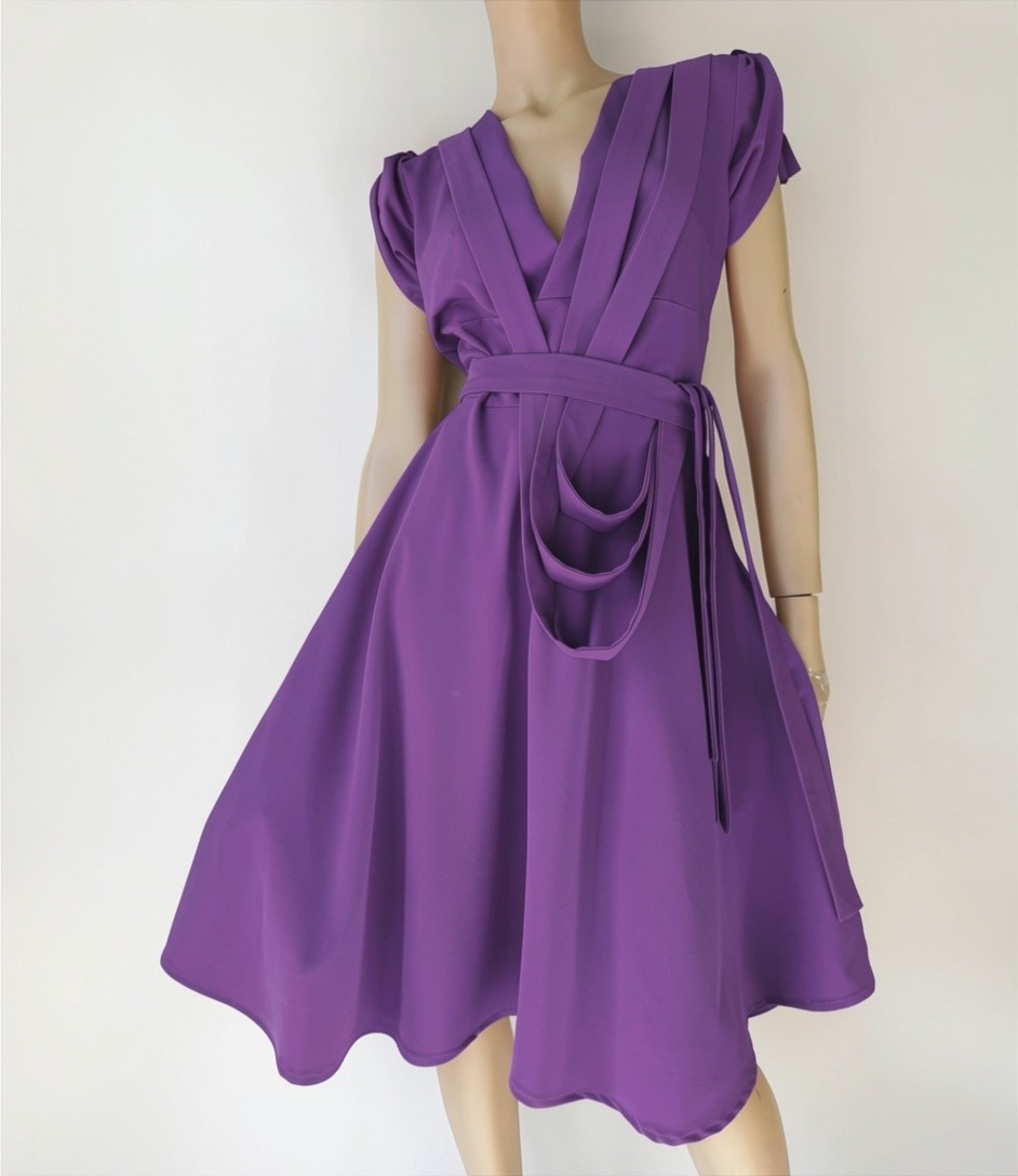 Luminous Violet dress