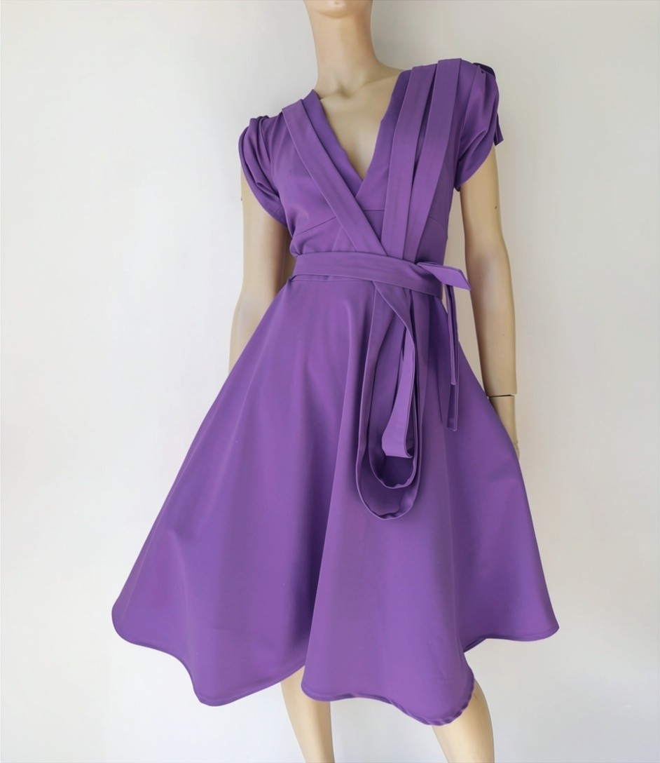 Luminous Violet dress - Slika 4