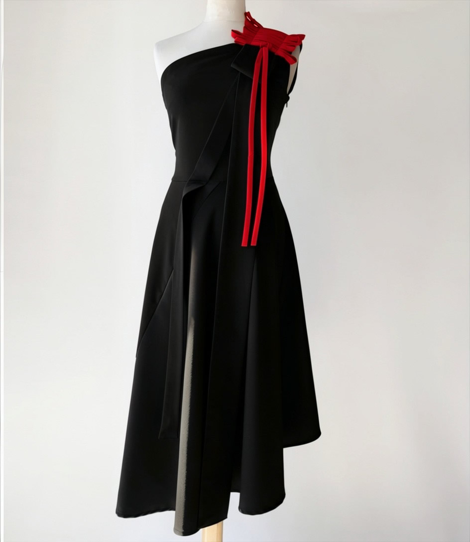 Black Pine dress - Slika 3