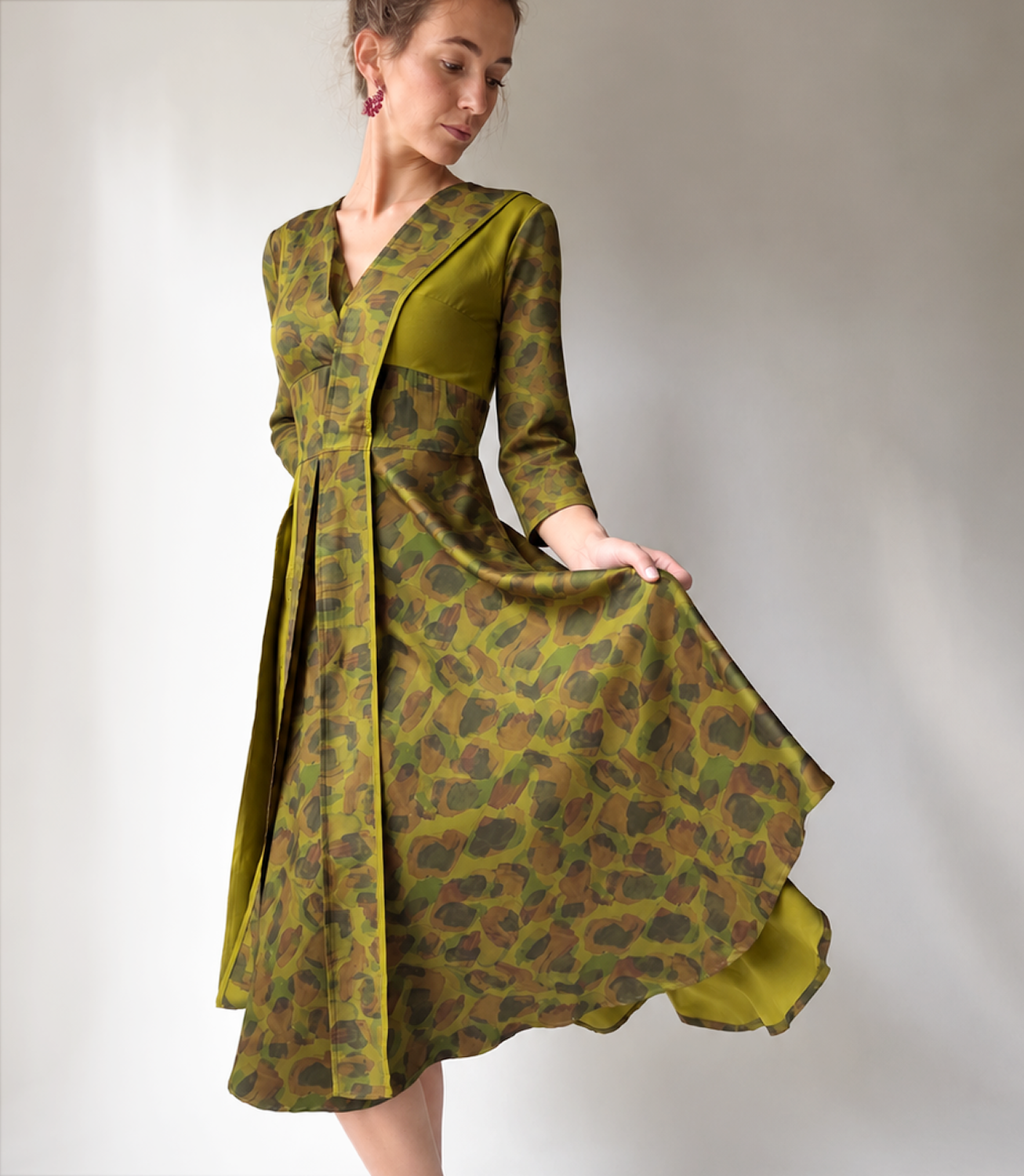 Emerald Fall dress - Slika 2
