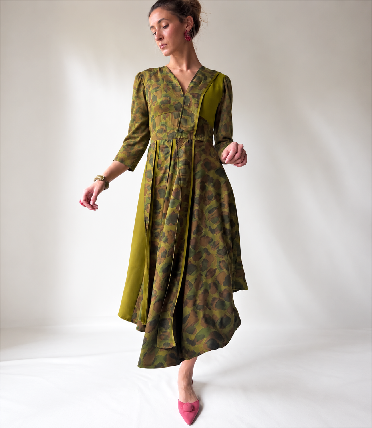 Emerald Fall dress - Slika 4