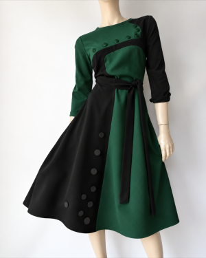 Flare Tyme and Black dress