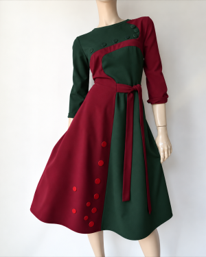 Flare Tyme and Red dress