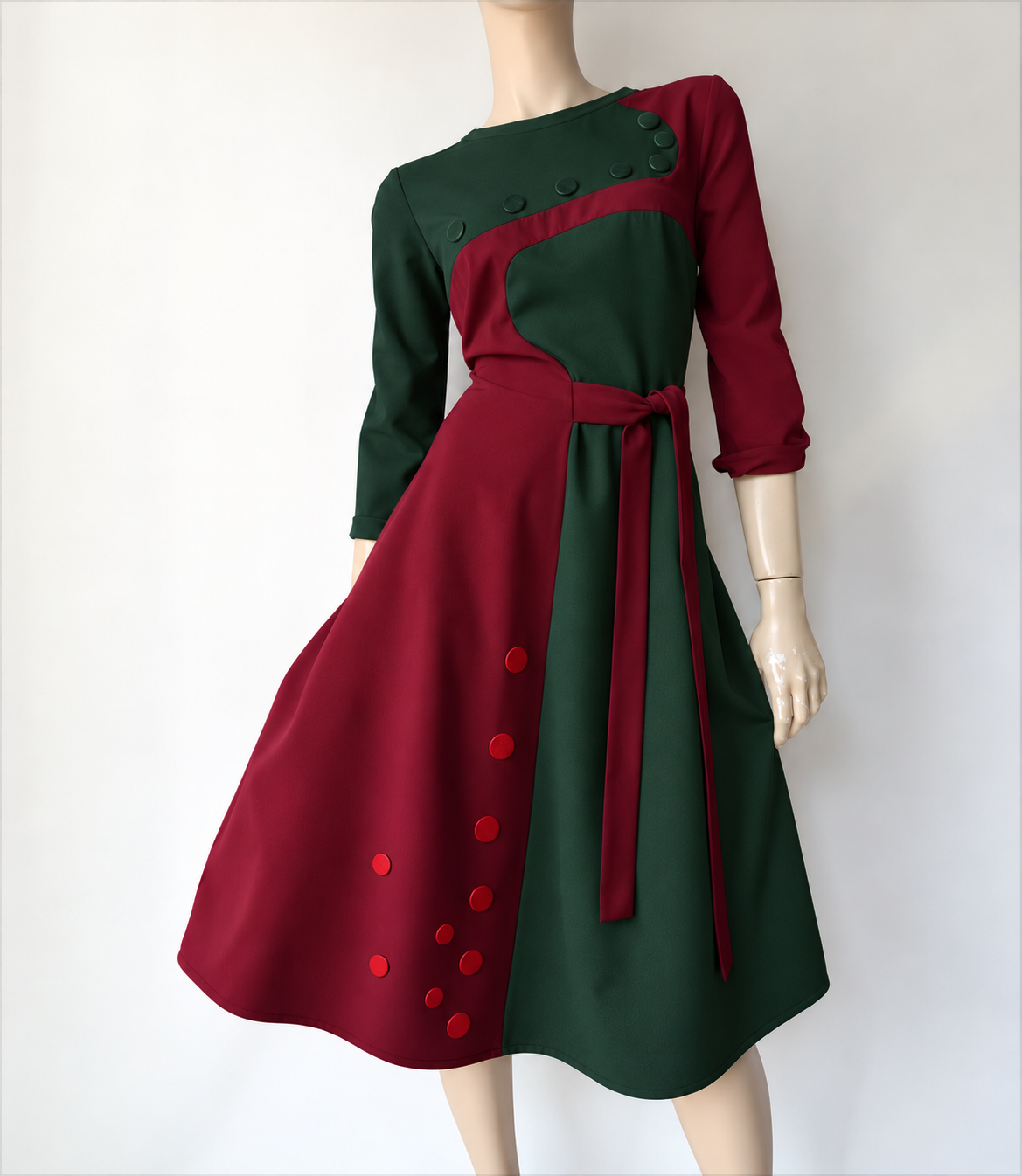 Flare Tyme and Red dress