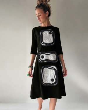 Minnie Comic B&W dress