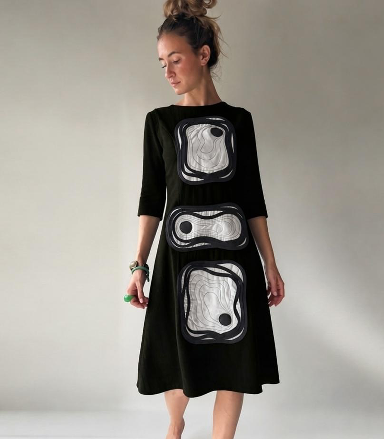 Minnie Comic B&W dress